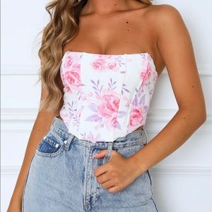 New crop floral corset